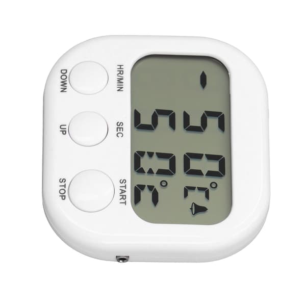 Matprobstermometer 2 i 1 Digital Köttermometer för Rökugn Grill Kök Ugn