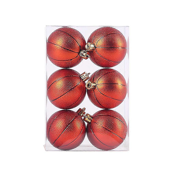 Julgransdekoration 6cm Julkula Fotboll Baseboll Amerikansk fotboll Basketboll