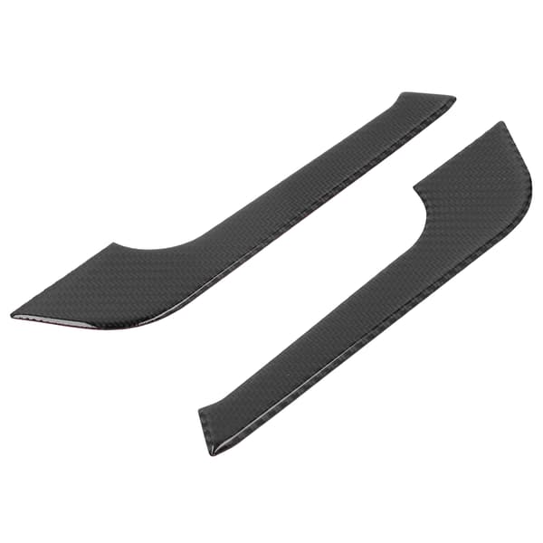2 stk. Deksel for koppholder i midtkonsoll, karbonfiber, passer Dodge Charger 2011-2014