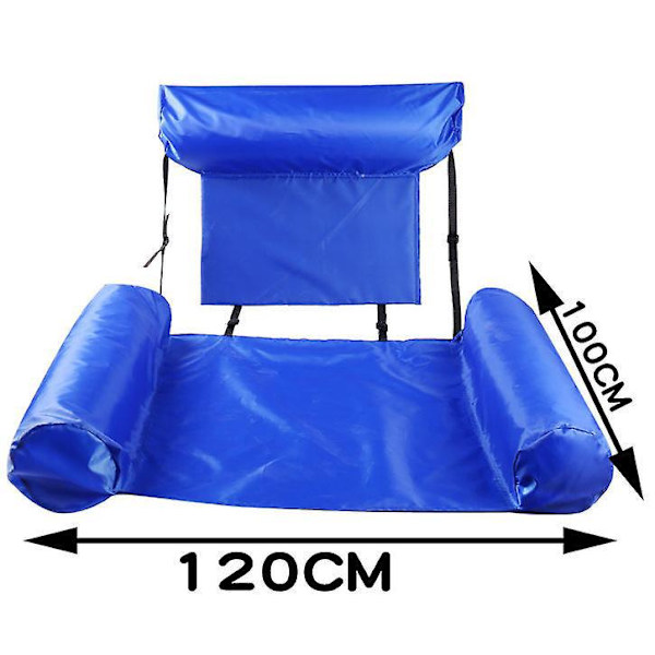 Pool Party Sommarvattenkul: 2-pack Uppblåsbara Pool Float Hängmattsstolar
