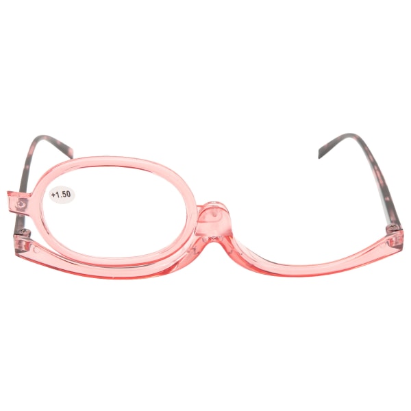 Flip Lens Forstørrelsesglas Makeup Briller Folde Rotation Læse Forstørrelse Makeup Øjenbriller til Kosmetik +1,50