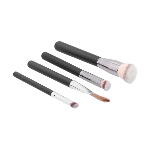 4 STK Makeup Børstesæt Bløde Børstehår Kosmetiske Børster til Foundation Concealer Blush Pudder