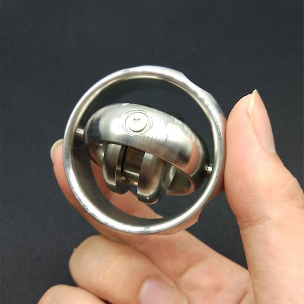 Metal Gyroskop, Legetøj til Voksne, Anti-Stress Finger Rotations Gyroskop, Finger Dekompression