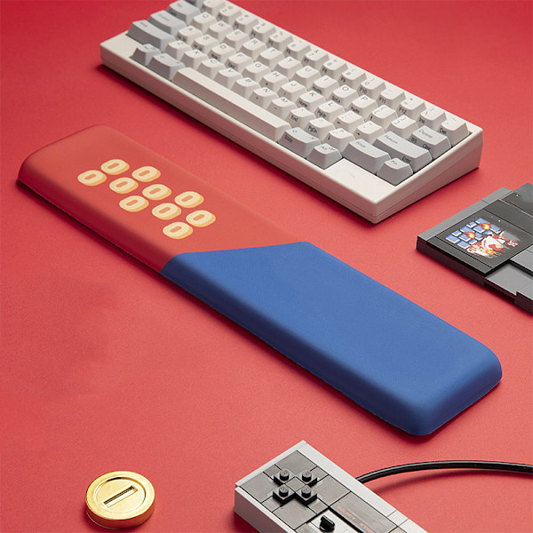 Håndledsstøtte til tastatur med innovativt mønster Super Mary - behagelig og blød håndledsstøtte til tastatur - Super Mary håndledsstøtte til tastatur (17,3 tommer)