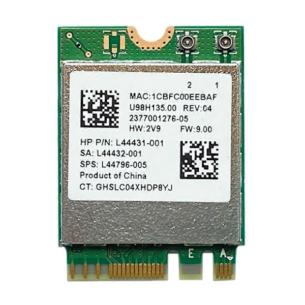 Gigabit Wifi Bluetooth 5.0 M.2 NGFF -liitäntäinen langaton Wifi-moduuli