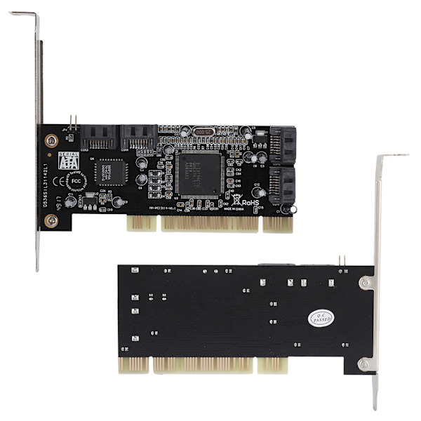 PCI 16X til 4-port SATA Riser-kort 5Gbps Sil3114 Master SATA PCI 4-port udvidelseskort