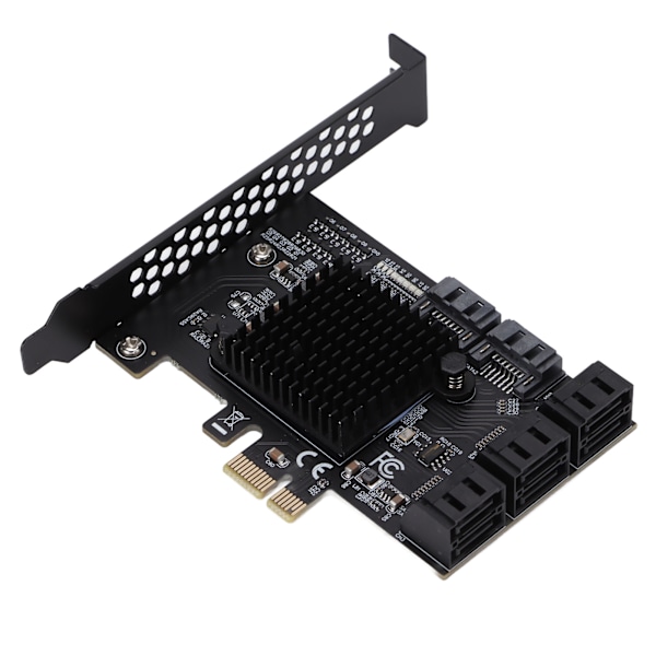 SATA PCIE-kort Indbygget PCIE 1X-grænseflade 8xSATA3.0 Output-grænseflader Udvidelseskort til Win 10