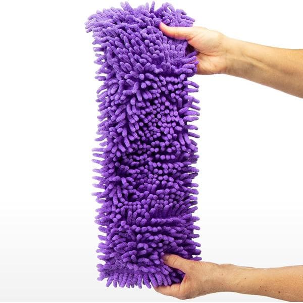 4x Replacement Covers for Floor Mop - Microfiber Chenille Mop Covers for Thorough Cleaning of Your Living Space
