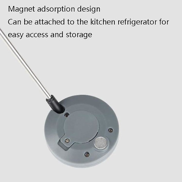 Lonicera Instant Læs Digitalt Kødmåler Vandafvisende Lang Sonde til Madlavning Bagning Vand Slik Temperatur