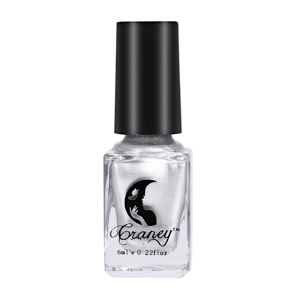Muodi Metallic Mirror Silver Effect 6ml Kynsilakka Metalli Kiiltävä Manikyyri Kynsien Taidetyökalu #1