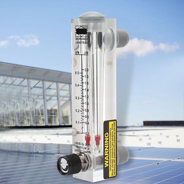 LZM-15T 0,1-0,5GPM Knop Panel Type Væskeflowmåler Flowmåler Måling ZG1/4"