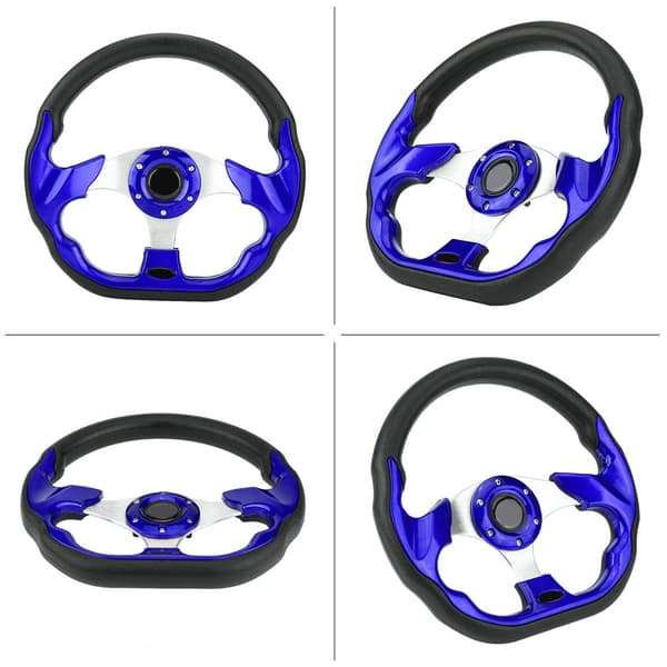 320 mm det nyeste racerstyre i kulfiber, modifikation, mini-driftingrat (sølv)
