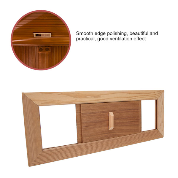 Dampbadstue Sauna Rum Luftventilations Panel Luftventil Gitter Sauna Tilbehør
