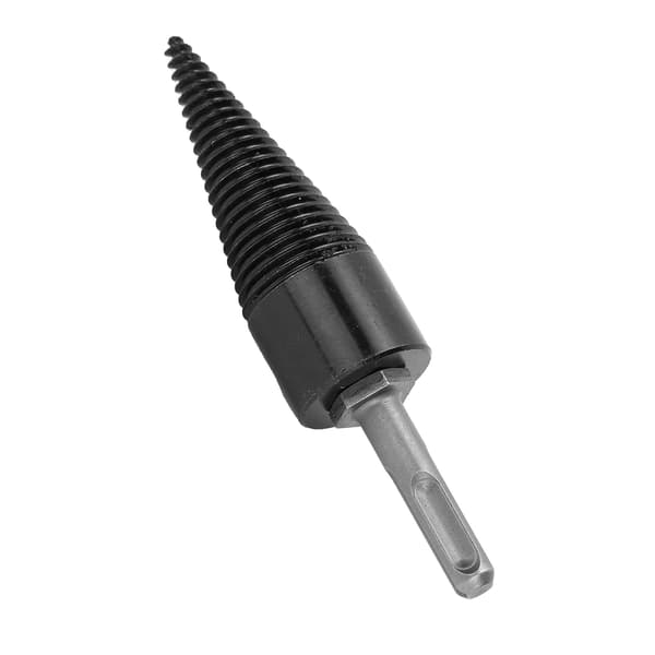 Borrskruv Kon Ved Eldträ Dedikerad Rund Skaft Bit Hand Vedklyvare Tillbehör 32mm