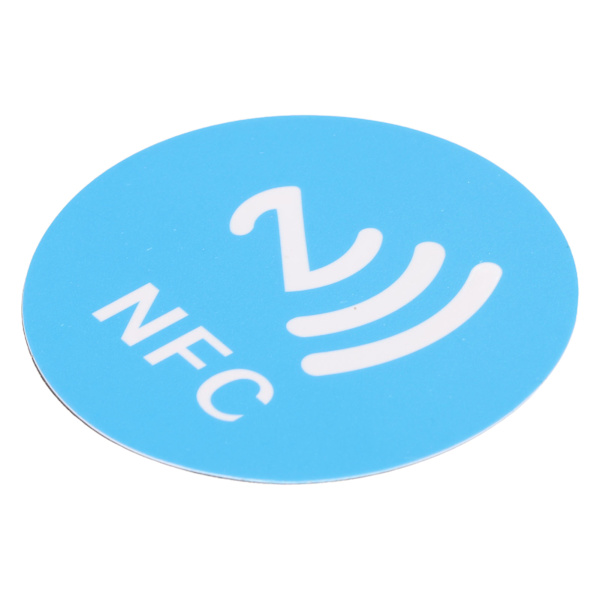 20 STK NFC-klistremerker PET 40 mm lette lesbare skrivbare NFC-etiketter Telefonbaksideklistremerker Blå