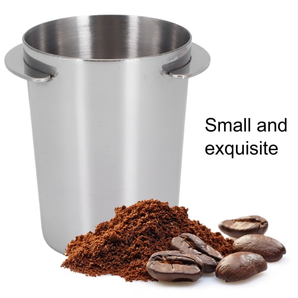 51mm rostfritt stål kaffemaskin handtag mätkopp mugg kaffe pulver matare delar - 1 st