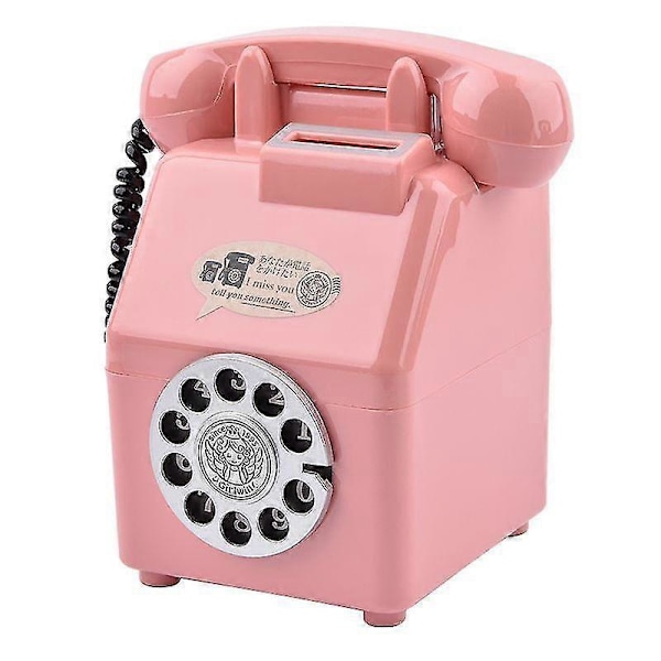 Telefon Sparebøsse Ornamenter (pink Stil A) Zekai