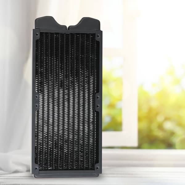 Gevind 12-rørs køleplade vandkølingsradiator til computer/skønhedsinstrument 240 mm
