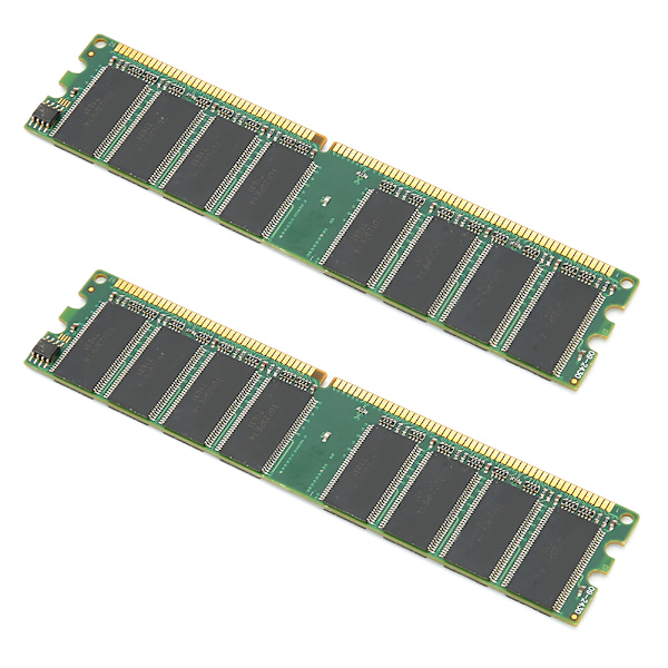 2 kpl muistimoduulia Työpöytä Täysin yhteensopiva Kaksipuolinen 16-jyvä DDR 1 Gt 226 Mhz PC-2100