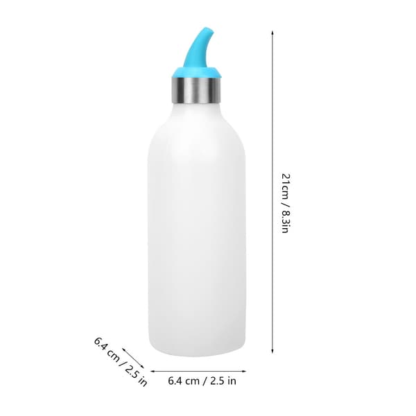 1 st 450 ml syltklämflaska för matlagning, kryddsåstank (blå)