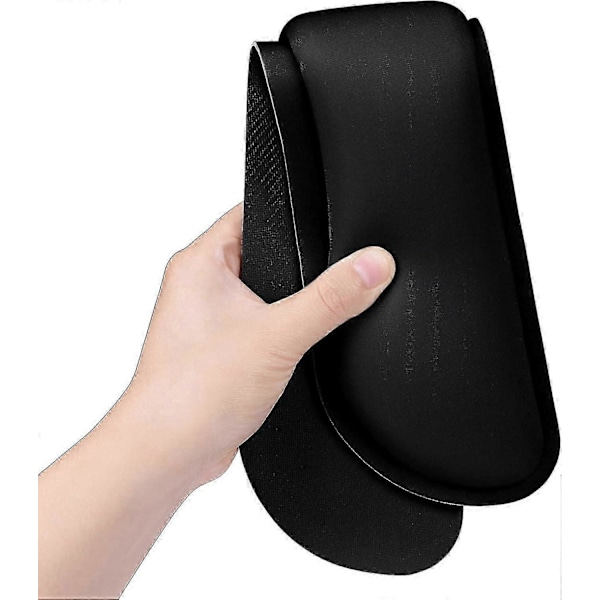 Håndleddsstøttepute i minneskum for gaming og databruk i Jet Black_SZXM