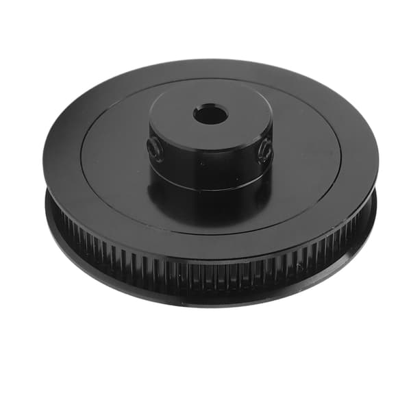 Synkronhjul 80T 5mm GT2 Tandremsskive Legeret Stål til 3D Printer CNC Drejebænk Sort