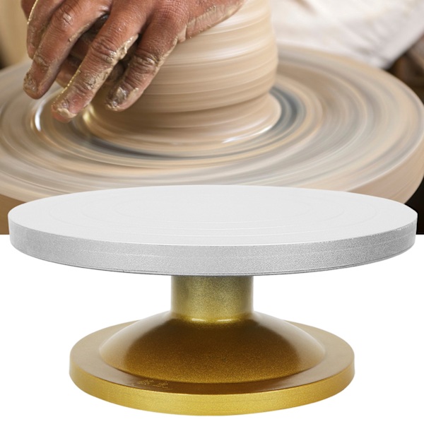 PVC-profil keramisk maskin keramikhjul Roterande bord Vridskiva lermodelleringsskulptur (30 cm)