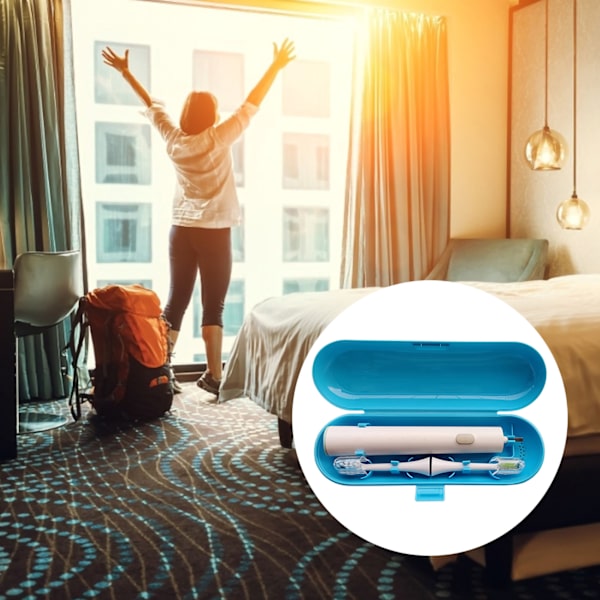 Bærbare elektriske tannbørstehoder Travel Case Protection Oppbevaringsboks
