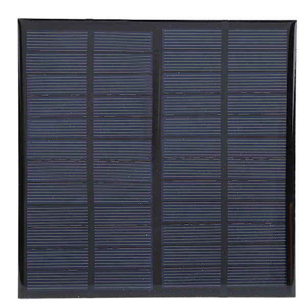 12V 3W Solpanel Cell Strömmodul Polykristallin Solpanel med 1m Kabel