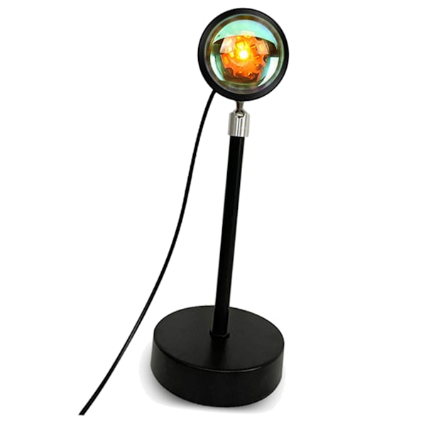 Ambient Projektorlampa 16 Färger 180° Roterbar Fjärrkontroll RGB Projektionsljus för Sovrum