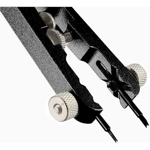 Pin Spring Clip + Standard Spring Clip for Klokkerem (Sølv)