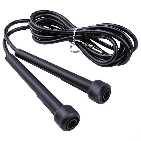 Snabbhopprep Justerbart Fitness Träningsrep PVC Hopprep Kabel Universal Zekai Gul