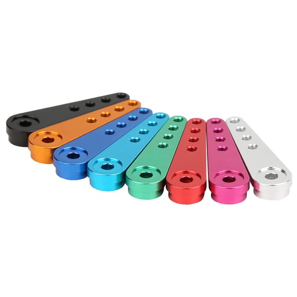 8 farver 25T aluminiumlegering RC servoarm tilbehør passer til futaba / JR RC servo