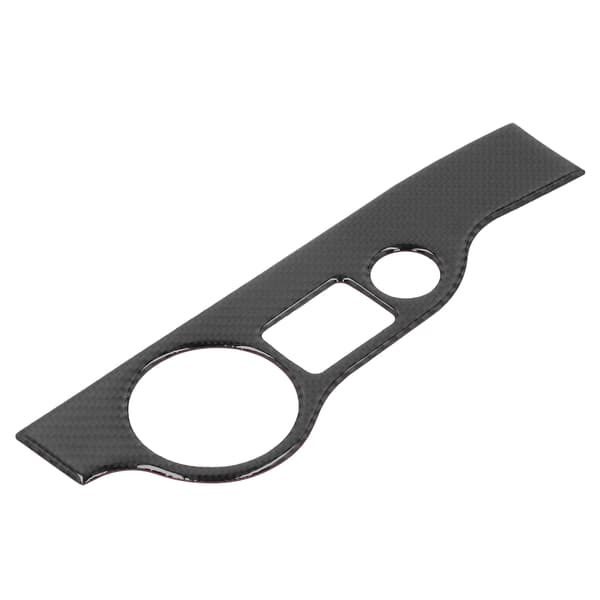 Kolfiber Bil Strålkastare Strömbrytare Panel Skydd Trim Dekoration Passar Dodge Charger 2011-2014