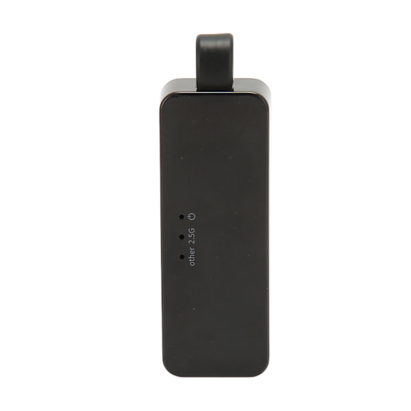 USB till RJ45-adapter 2500M Plug and Play Bärbar Bred Kompatibel USB till Ethernet-adapter för Laptop Tablet USB3.0 Svart
