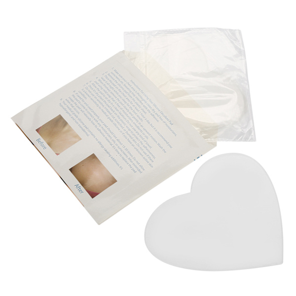 Silikone Anti-rynke Transparent Breast Care Stram Lifting Bryst Hud Pad Hjerteform