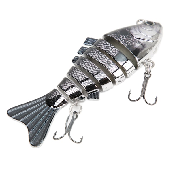 Fiskebete, hållbart, imitationsplast, falskt, multiledat, simbete, långsamt sjunkande glidbete 4#