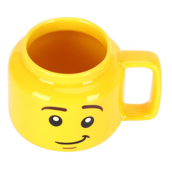 Keramisk kopp gul tecknad vattenkopp 300 ml kaffe mjölk te mugg present till hemkontoret