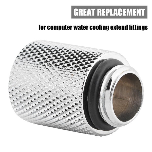 2 stk Vandkøling G1/4 han til hun forlænger fitting Adapter skruesæde (20 mm)