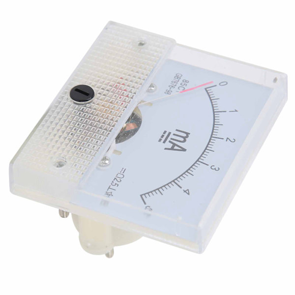 DC 0-5MA Pekarström Panelmätare Mätinstrument Amperemeter Testare Mätare