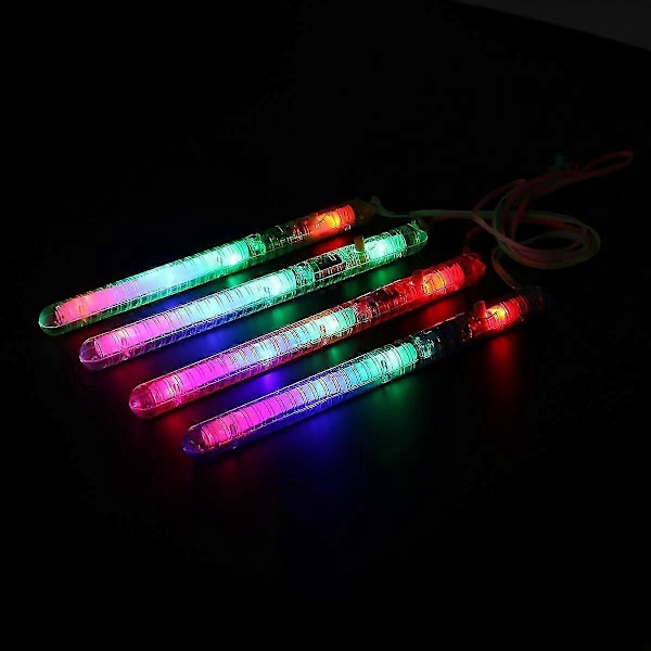 12 stk. Flerfarget LED Glow Stick Fluorescerende Lysstaver for Konsertfest