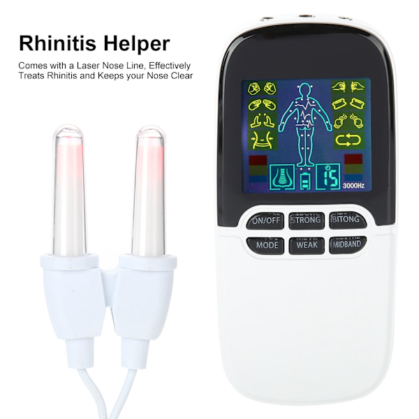 Bärbar Meridian Massager Muscle Relax Rhinitis Helper Digital Puls Device Health Care Tool