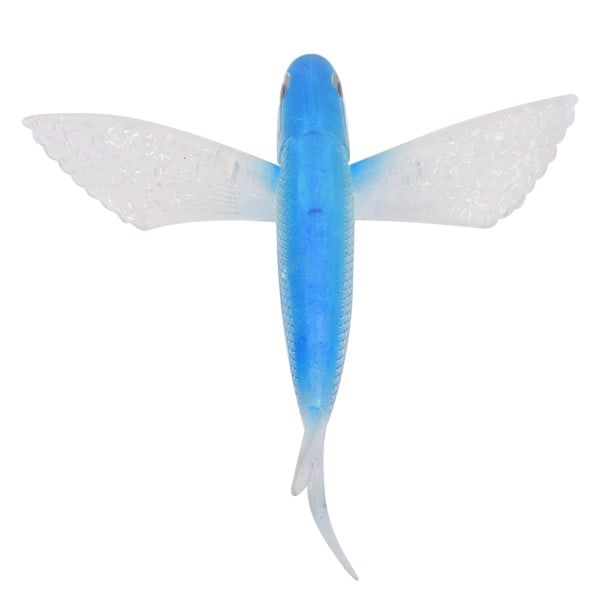 6,7 tommer simuleret fluevingefisk kunstig blød agn lokke fiskegrej tilbehør Blå