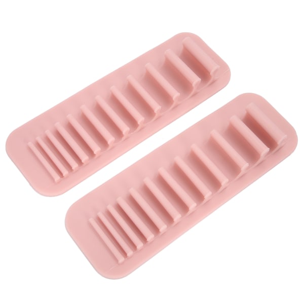 2st silikon kosmetisk borste Torkställ Väggmonterad tandborste förvaringsställ Organizer