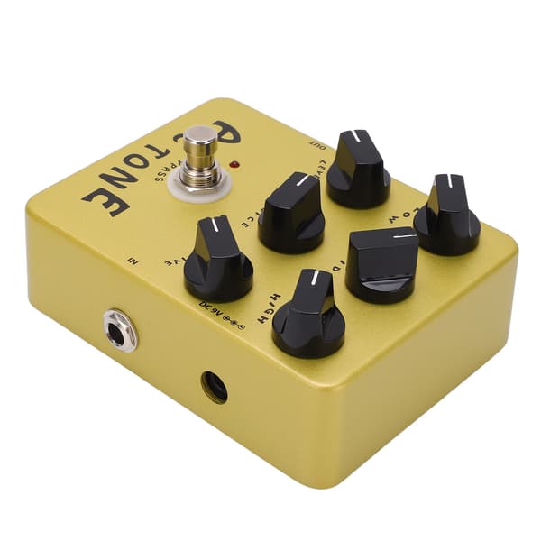 Amp Pedal Simulation Forstærker Effekter Analog til Vox AC30 Klassisk Britisk Rock Lyd JF‑13