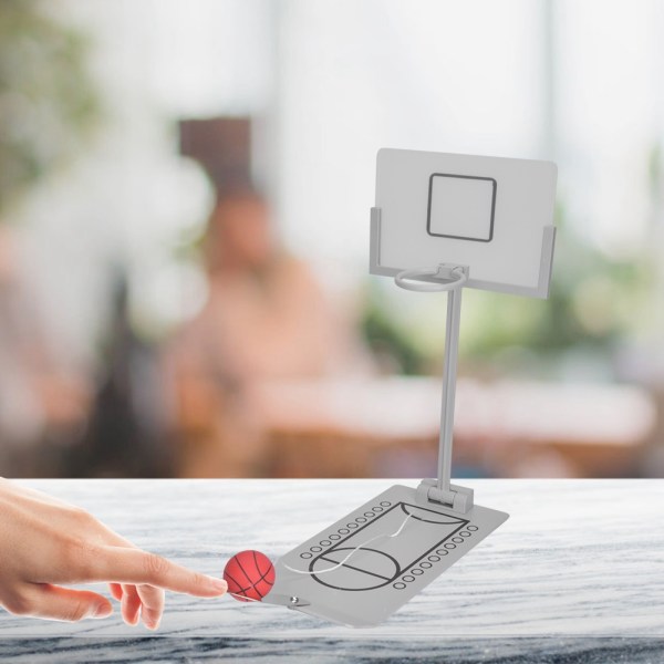 Aluminiumslegering Mini Desktop Folding Basketball Machine Innovativ Micro Pressure Reduction Shot Counter Game