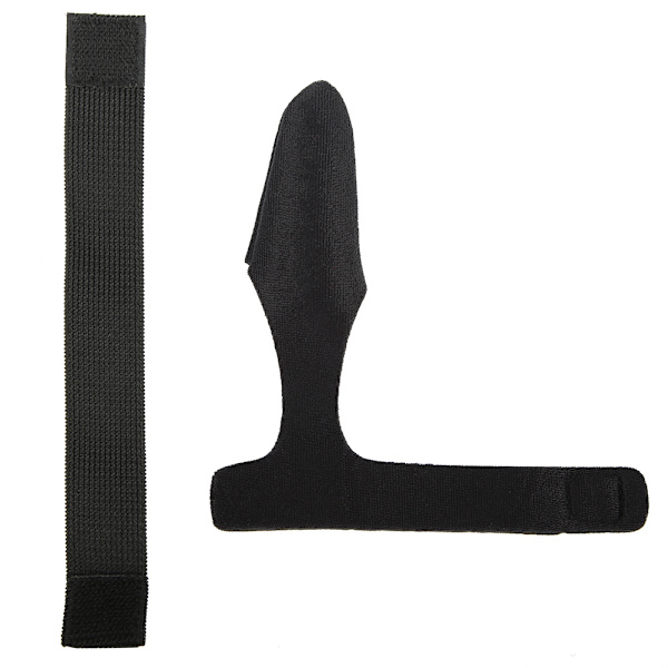 Expanderbar neopren cover Handskskydd Cap Rod Strap Set (svart)
