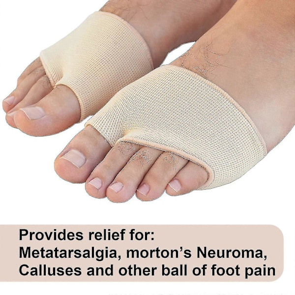 Metatarsal Gel Skydd Kudde - Lindra Smärta i Trampdynan - Metatarsaldynor - Metatarsalgi Innersulor - Storlek: m