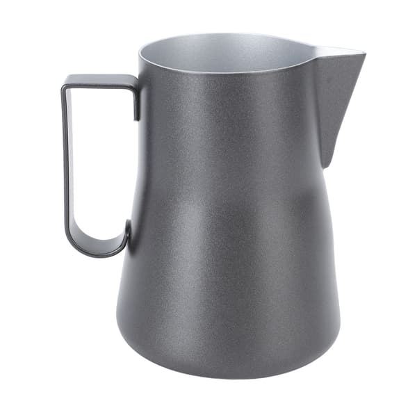 550 ml mælkeskummerkande 304 rustfrit stål spids mund mælkeskummer kop kaffetilbehør sort