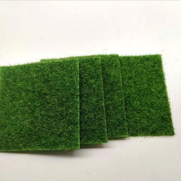 1 kpl Pieni keinonurmi askarteluun 49X70cm Ulkokäyttöön synteettinen nurmikko koristeluun Ulkona oleva tekonurmi mallitalon, nukkekodin ja puutarhakoristeen tekemiseen